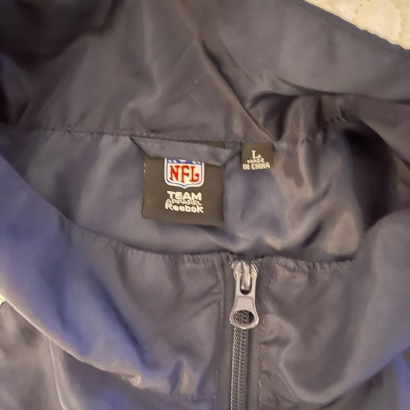 NFL Chicago Bears Team Apparel full zip vintage windbreaker jacket size L - Picture 4 of 9